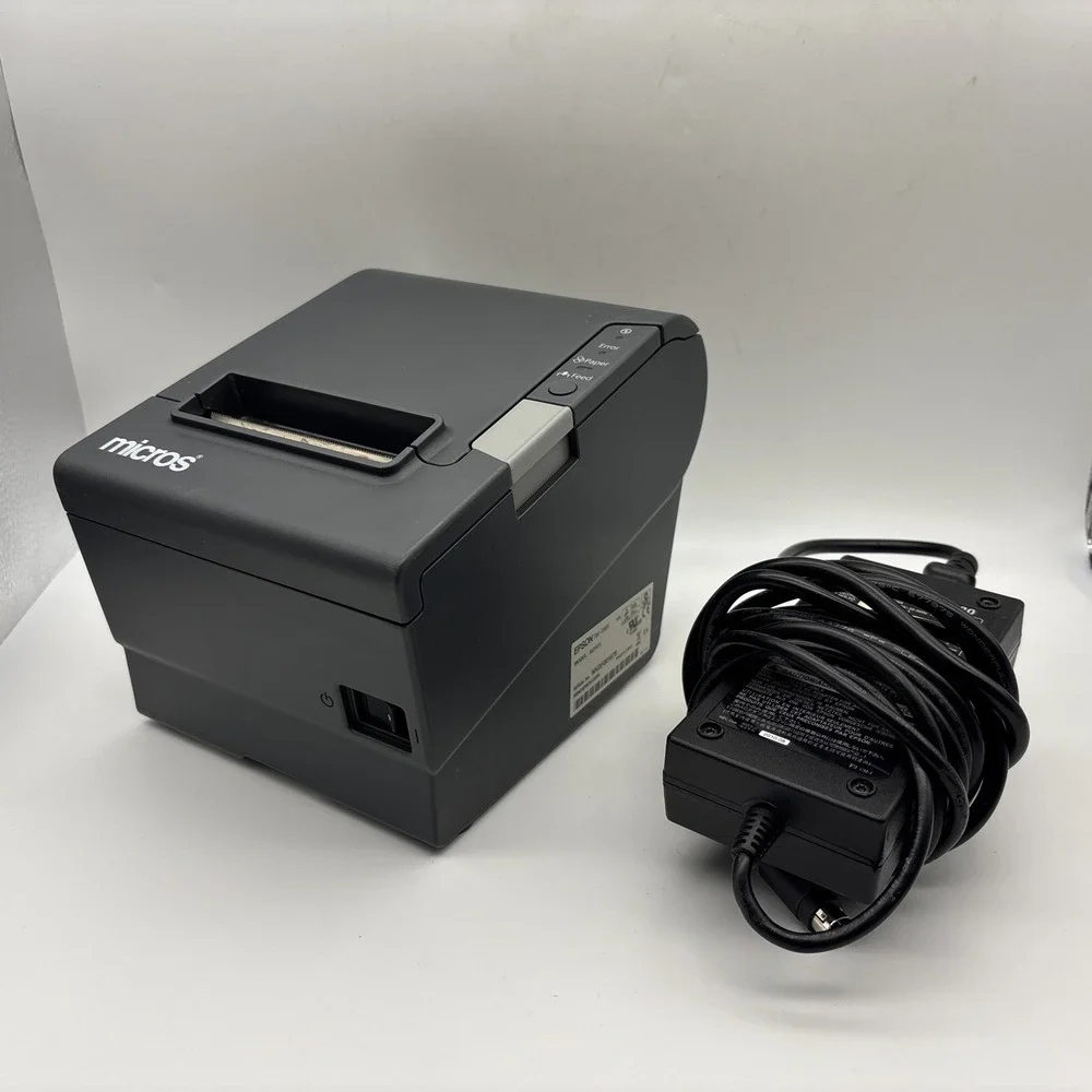 EPSON TM-T88V M244A ETH POS Thermal Receipt Printer w/ AC Adapter